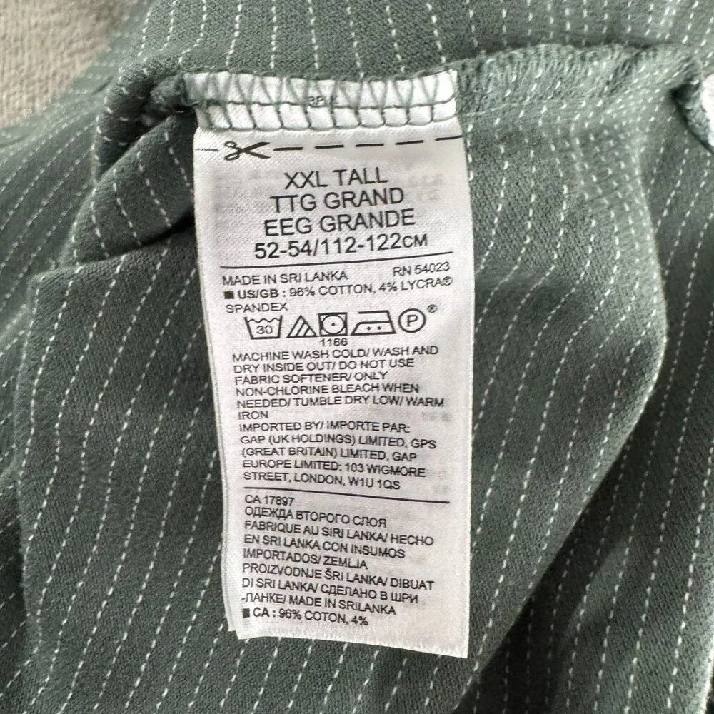 Banana Republic‎ Performance Pique Polo Shirt Mens 2XLT Green NWT TP-3534